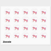Unicorn met sterren Ronde Sticker (Vel)