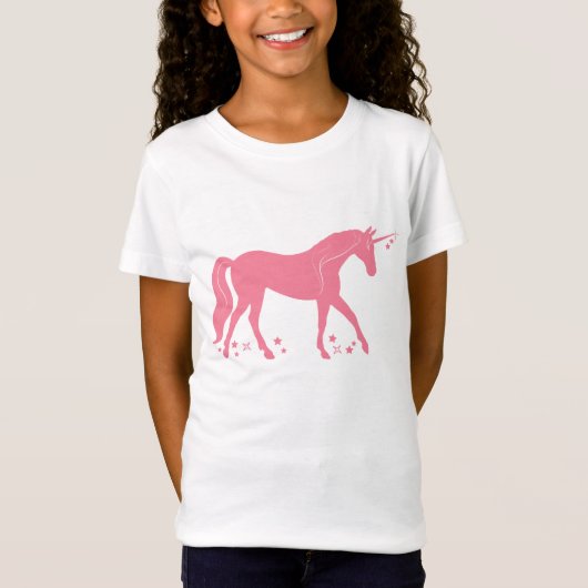Unicorn met sterren t-shirt (Voorkant)
