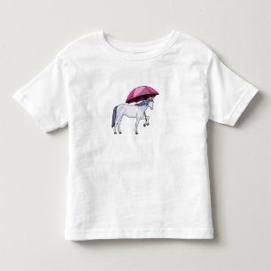 Unicorn met Umbrella Kinder Shirts
