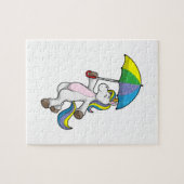 Unicorn met Umbrella Legpuzzel (Horizontaal)