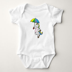 Unicorn met Umbrella Romper