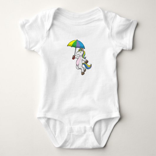 Unicorn met Umbrella Romper (Voorkant)