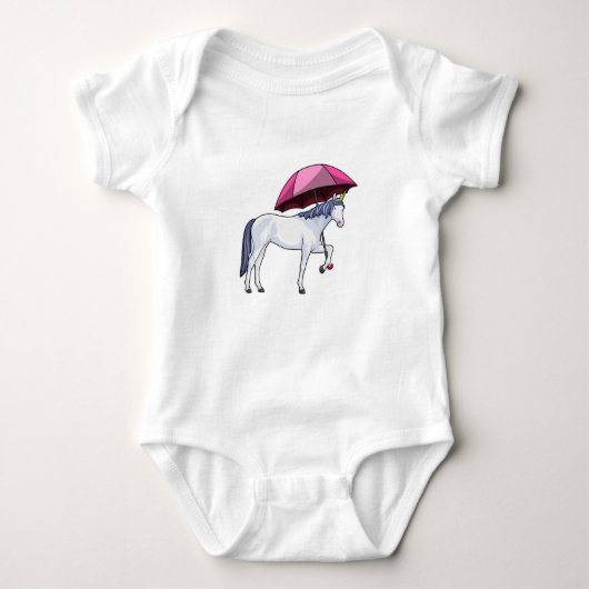 Unicorn met Umbrella Romper (Voorkant)