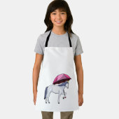 Unicorn met Umbrella Schort (Insitu)