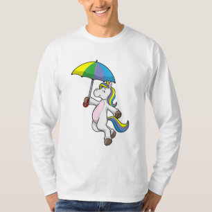 Unicorn met Umbrella T-shirt