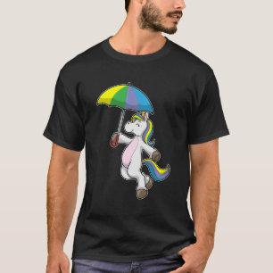 Unicorn met Umbrella T-shirt