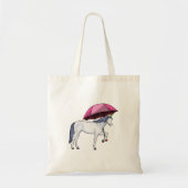 Unicorn met Umbrella Tote Bag (Voorkant)