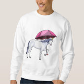 Unicorn met Umbrella Trui (Voorkant)