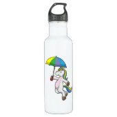 Unicorn met Umbrella Waterfles (Voorkant)