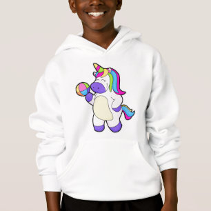 Unicorn met volleybal