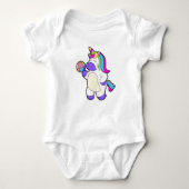 Unicorn met volleybal romper (Voorkant)