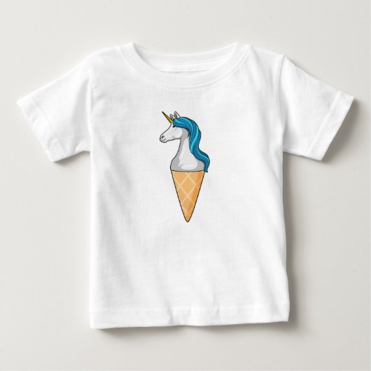 Unicorn met wafelijs (Voorkant)
