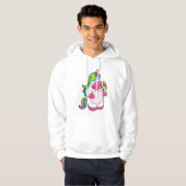Unicorn met wafelijs hoodie (Voorkant volledig)