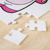 Unicorn met wafelijs legpuzzel (Zijkant)