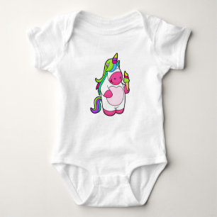 Unicorn met wafelijs romper