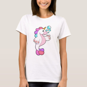 Unicorn met waterbellen.PNG T-shirt