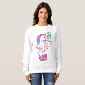 Unicorn met waterbellen.PNG Trui (Voorkant volledig)