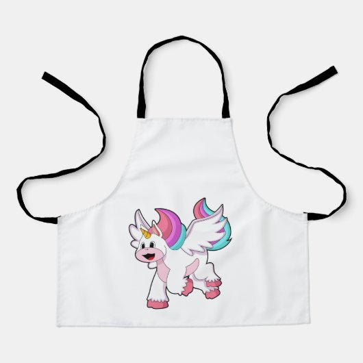 Unicorn met Wing.PNG Schort (Voorkant)