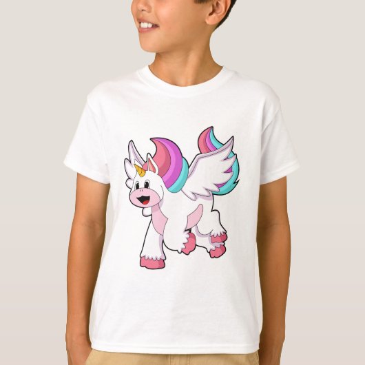 Unicorn met Wing.PNG T-shirt (Voorkant)