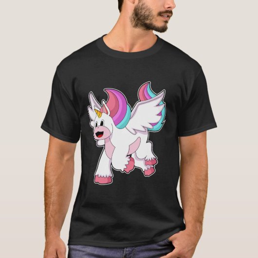 Unicorn met Wing.PNG T-shirt (Voorkant)