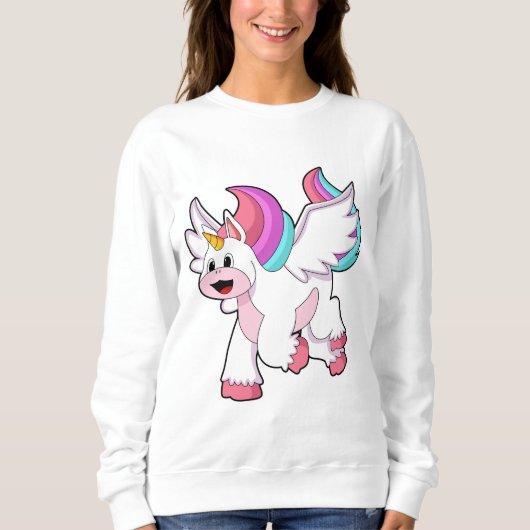 Unicorn met Wing.PNG Trui (Voorkant)