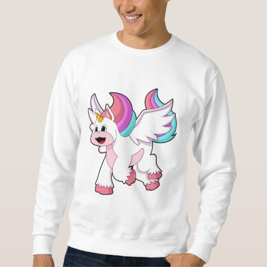 Unicorn met Wing.PNG Trui (Voorkant)