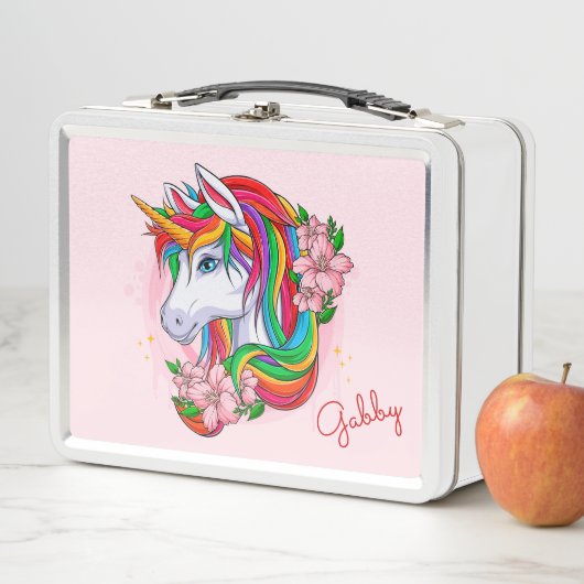 Unicorn Metal Lunch Box (In situ)