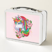 Unicorn Metal Lunch Box (Achterkant)