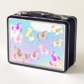 unicorn Metal Lunchbox (Achterkant)