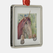 Unicorn Metalen Ornament (Rechts)