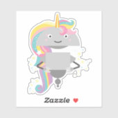 Unicorn Mia-Sticker Sticker (Vel)