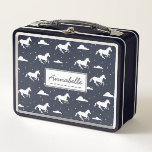 Unicorn Midnight Sky Pattern - Gepersonaliseerd