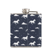 Unicorn Midnight Sky Pattern Heupfles (Achterkant)