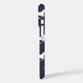 Unicorn Midnight Sky Pattern Monogram Case-Mate iPhone Case (Achterkant / Links)