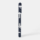 Unicorn Midnight Sky Pattern Monogram iPhone 16 Hoesje (Rechterkant)