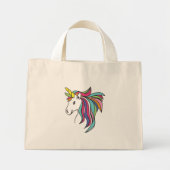 Unicorn Mini Tote Bag (Voorkant)