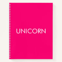 "Unicorn" minimalistisch roze fuchsia white