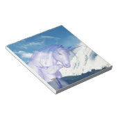 Unicorn Moeder en Foal Notitieblok (Schuin)