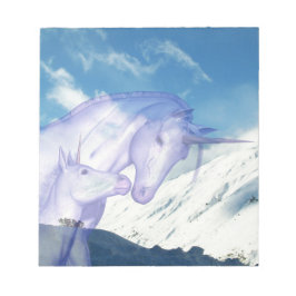 Unicorn Moeder en Foal Notitieblok