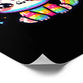 Unicorn Monkey Sticker Poster (Hoek)