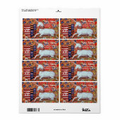 UNICORN Monogram Etiket (Full Sheet)