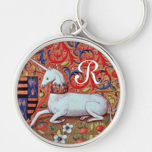 UNICORN MONOGRAM SLEUTELHANGER (Voorkant)