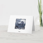 Unicorn Moon Birthday Card Kaart (Achterkant)