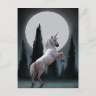 Unicorn Moon Briefkaart