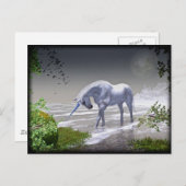 Unicorn Moon Briefkaart (Voorkant / Achterkant)