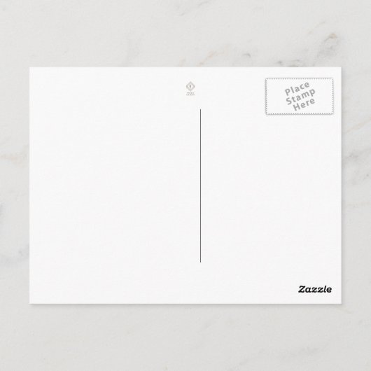 Unicorn Moon Fantasy Art Briefkaart, Magische Eenh Briefkaart (Achterkant)