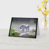 Unicorn Moon Kaart (Gele Bloem)