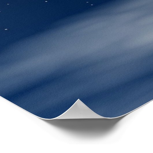 Unicorn Moon Magic Wall Art Poster Afdrukken (Hoek)