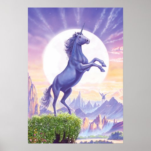 Unicorn Moon Poster (Voorkant)