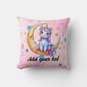 Unicorn Moon-Sierkussen Kussen